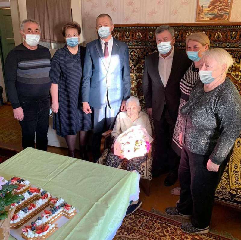Сегодня 105 лет исполнилось​ жительнице Храбровского теруправления Виктории Каземировне Енович