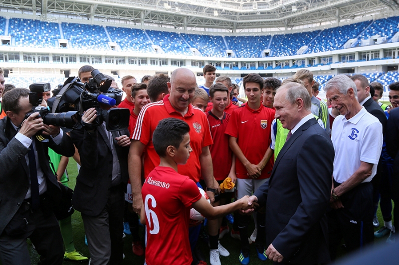 Владимир Путин: «Необходима спортивная загрузка новой инфраструктуры»