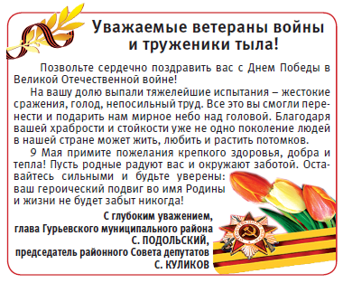 Уважаемые ветераны войны и труженики тыла!!!