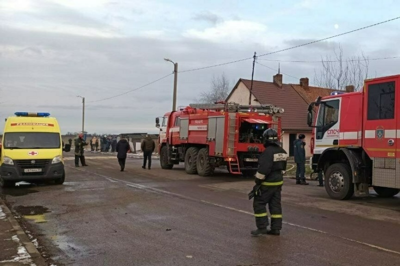 В поселке Рожково днем 3 февраля загорелся одноэтажный дом