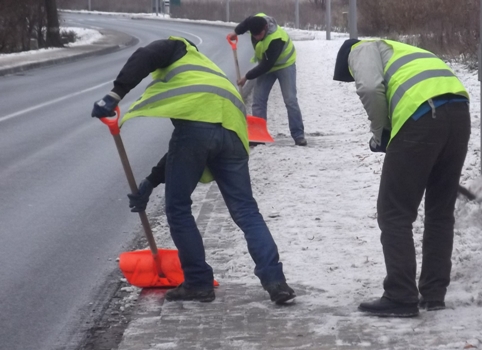 В этом году зима не застала дворников поселения врасплох