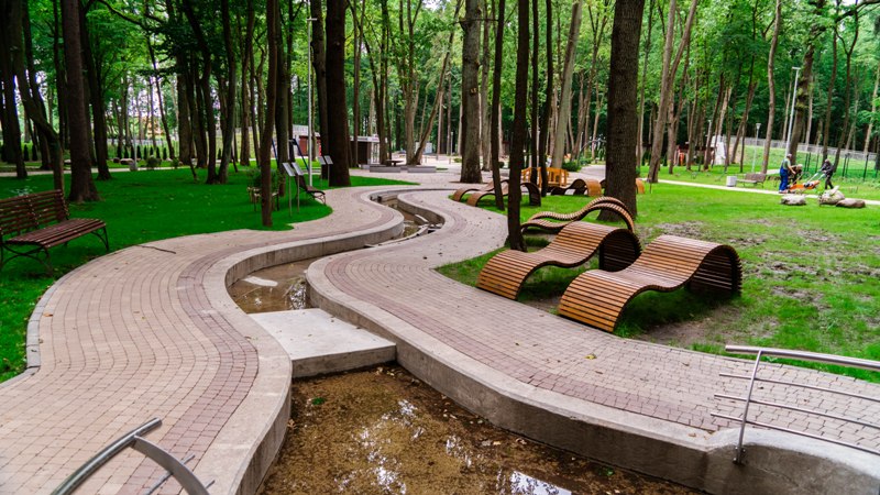 Одной из визитных карточек Гурьевска является парк сенситивного развития, аналогов которому нет нигде в России.