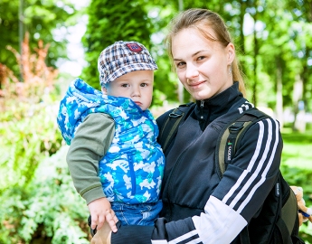 Анна ПЛЯСКИНА, молодая мама