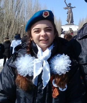 Диана ОЛЕНЮК, член ВПК «Десантник», васильковская СОШ