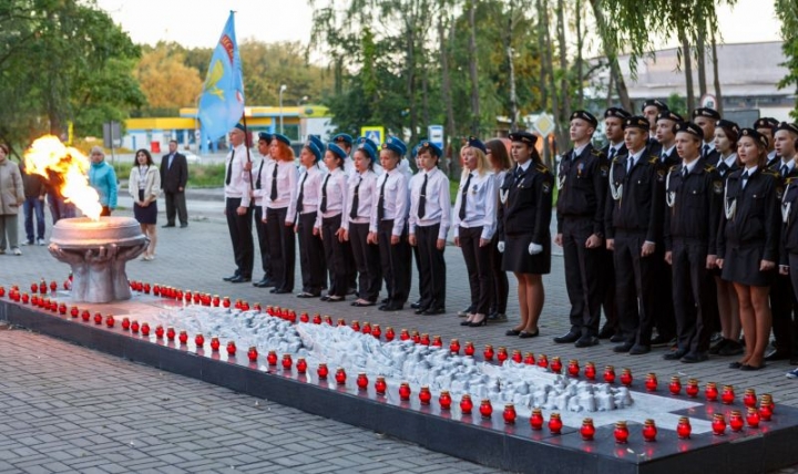 Молодое поколение всегда будетпомнить день, когда началась война