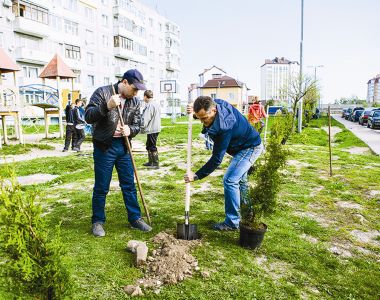 26 апреля, прописку на территории нашего муниципалитета получили еще несколько сотен деревьев