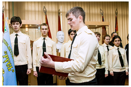 50 учащихся 5-6-х классов школы №1 Гурьевска пополнили ряды кадетов