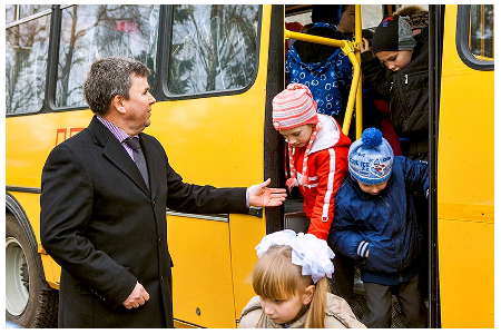 У гурьевских школьников - новые автобусы!