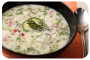 Окрошка грибная