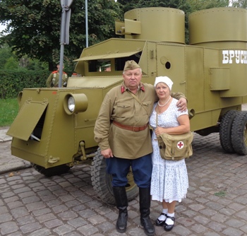 Яркий след на военно-историческом фестивале «Гумбиненнское сражение» оставили и гурьевчане