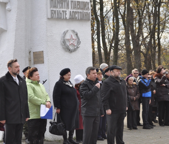 Торжественное мероприятие состоялось у мемориала воинской славы в Гурьевске