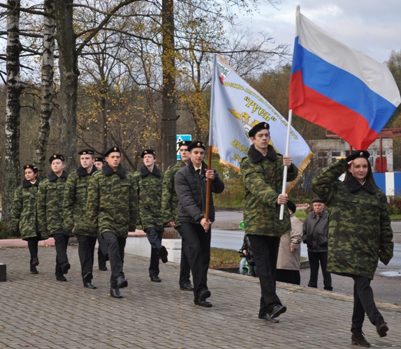 Торжественное мероприятие состоялось у мемориала воинской славы в Гурьевске